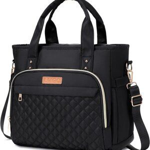 Medium Tote Bag for Women Quilted Top Handle Crossbody Purse Shoulder Bag